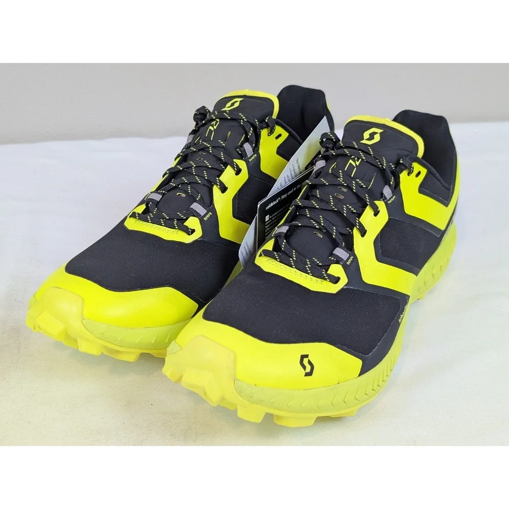 SCOTT Supertrac RC 2 Trail Running Shoes Women's 8.5 Black Yellow Lightweight